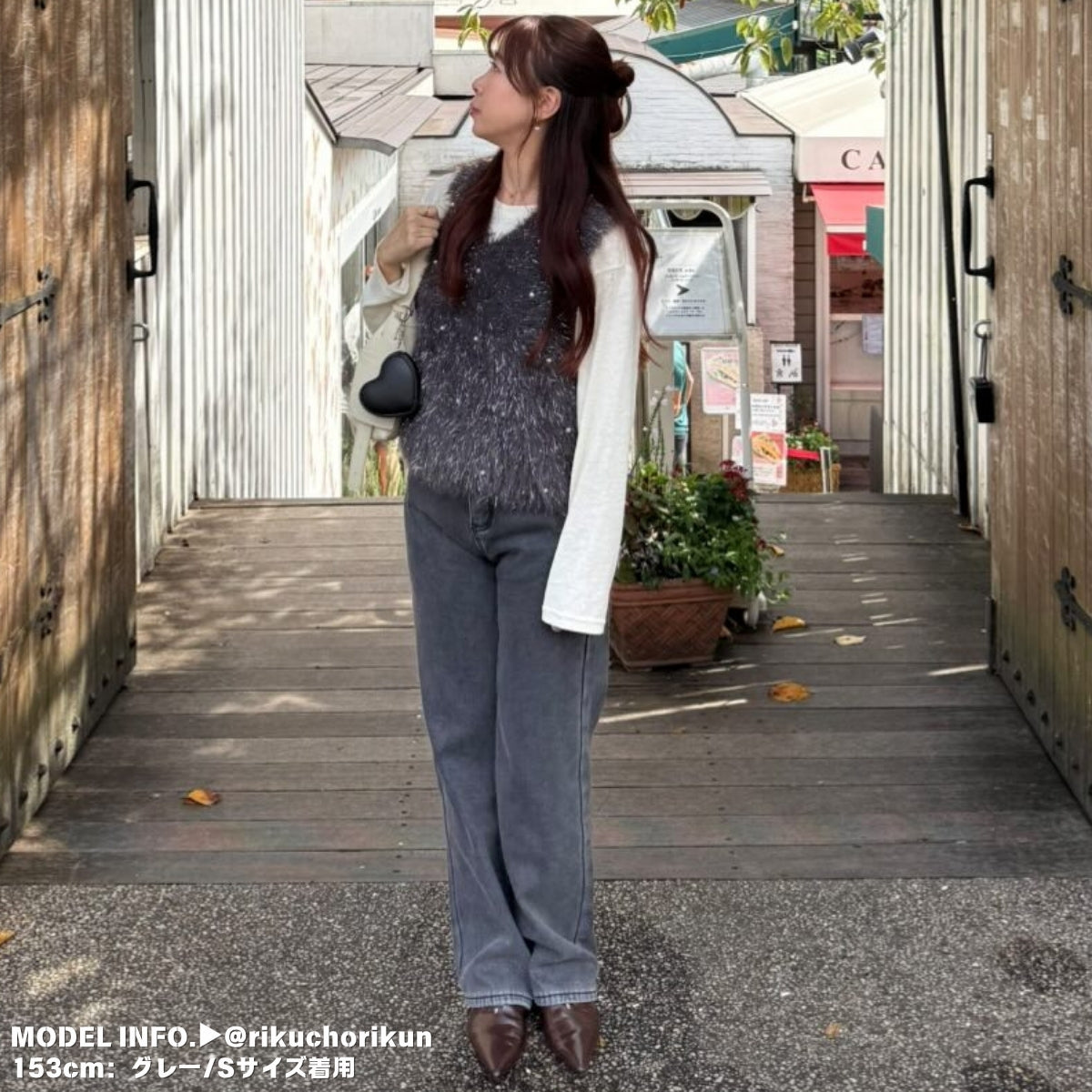 Pants/裏起毛ワイドロングパンツ ST/No.27801