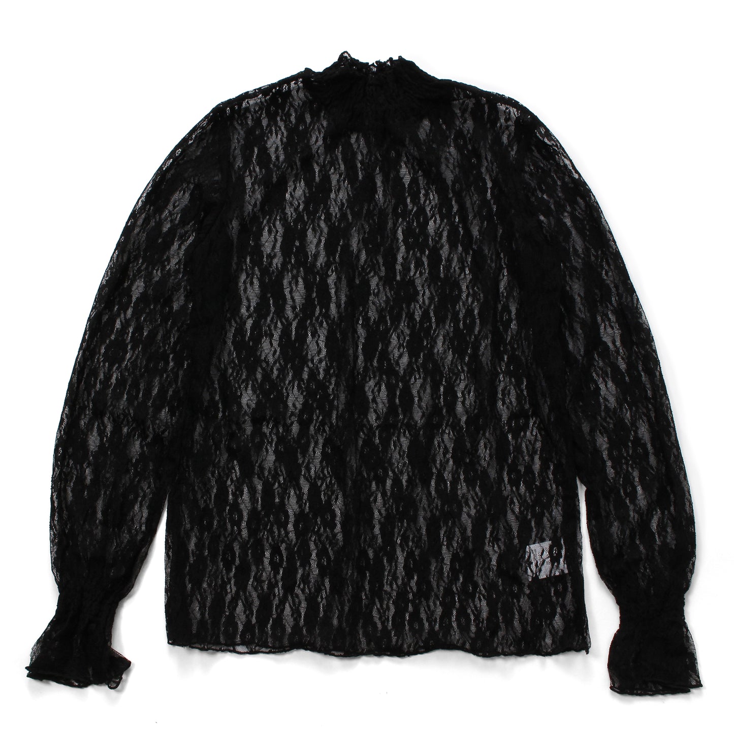 Blouse/ハイネックシアー小花長袖トップス ST/No.27828