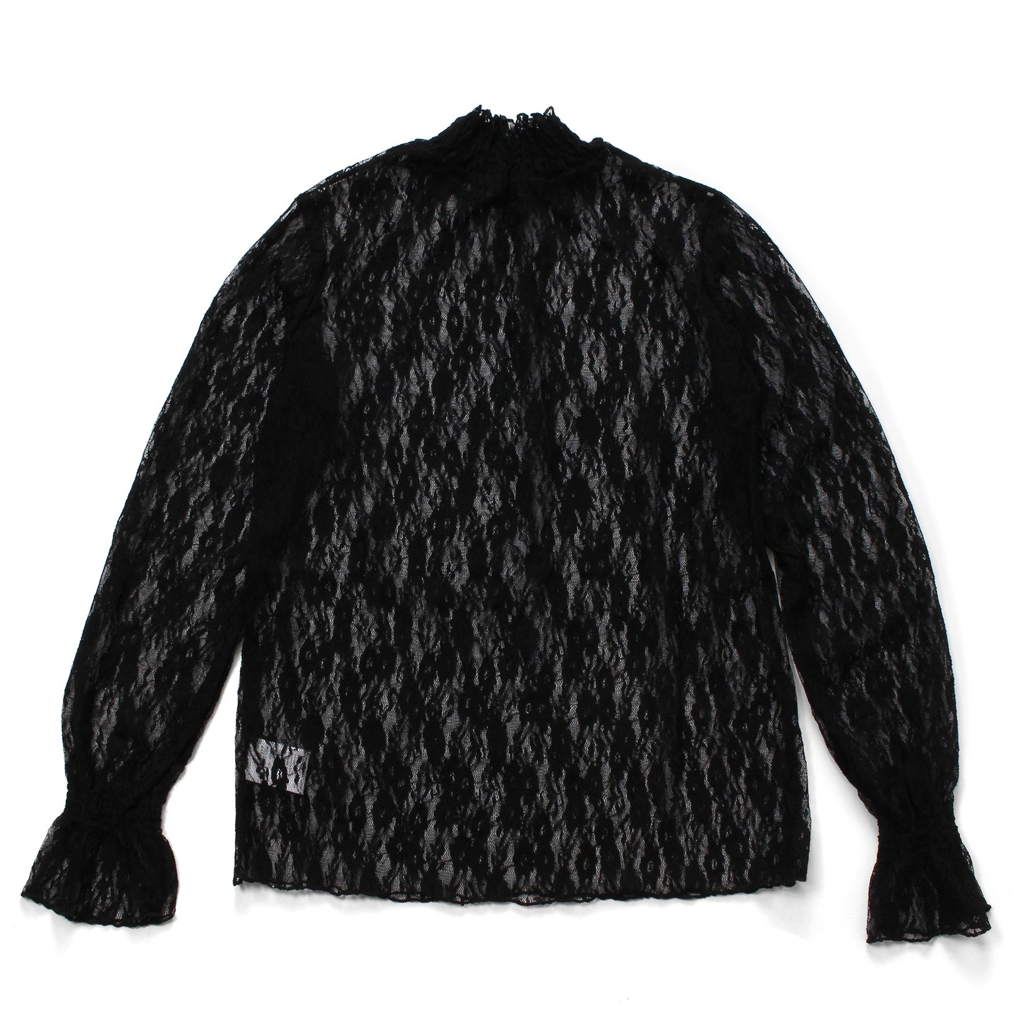 Blouse/ハイネックシアー小花長袖トップス ST/No.27828