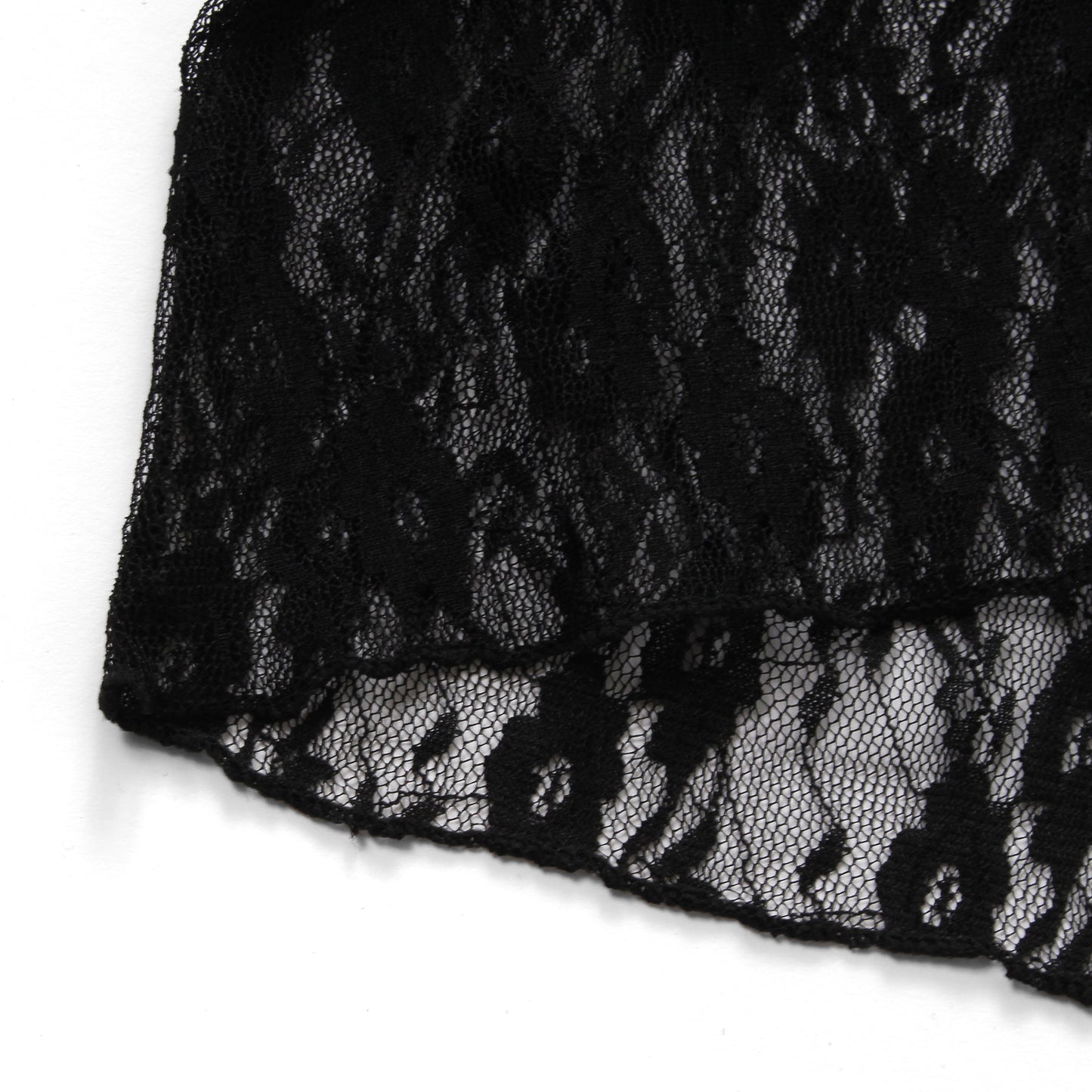 Blouse/ハイネックシアー小花長袖トップス ST/No.27828