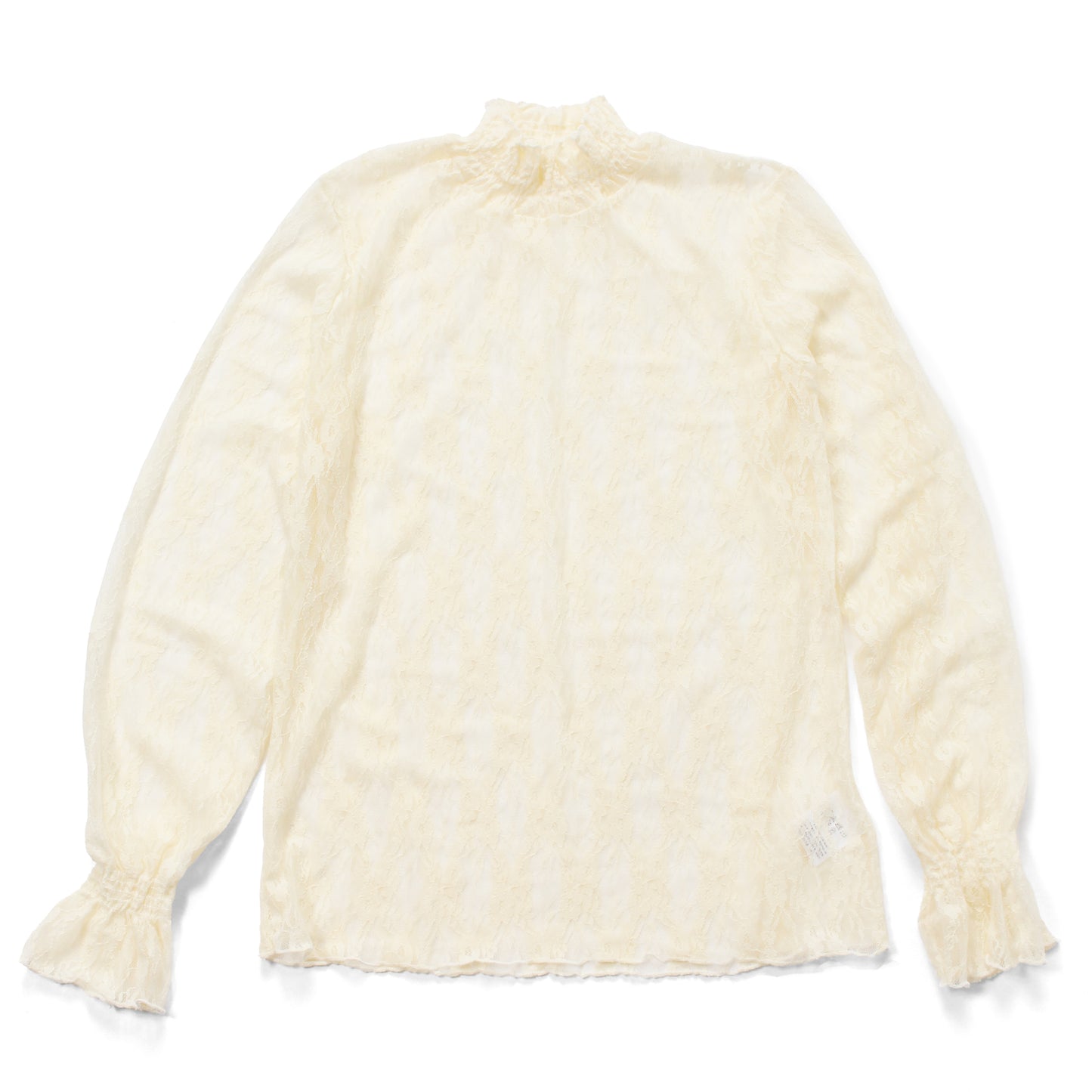 Blouse/ハイネックシアー小花長袖トップス ST/No.27828