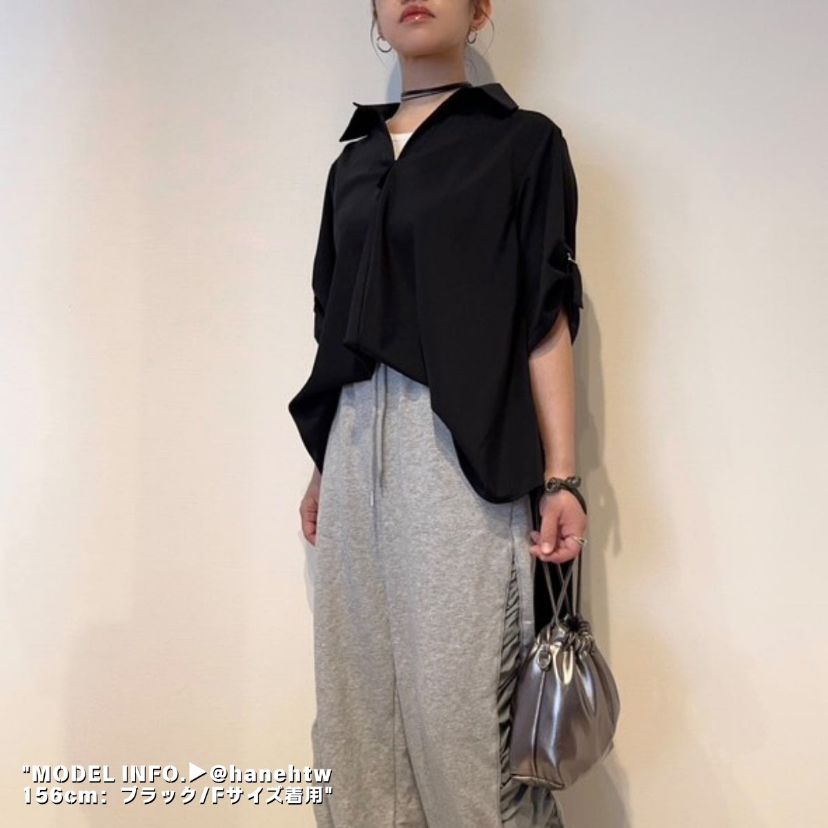 Shirts/Aラインスキッパーカラーシャツ ST/No.27888