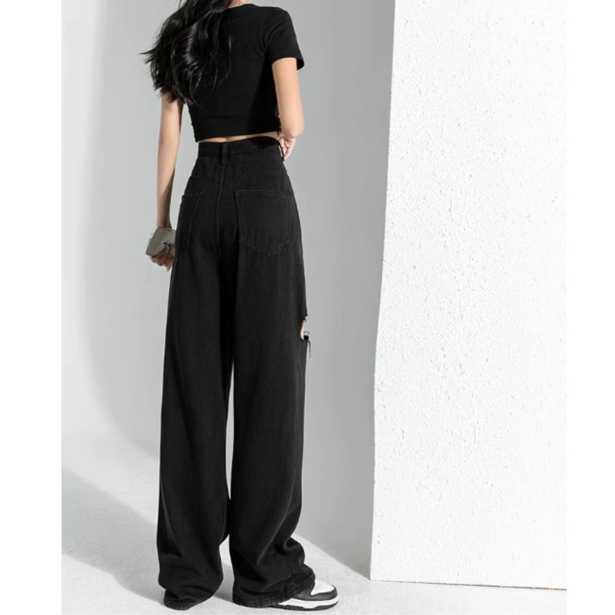 Pants/サイドカットダメージワイドパンツ ST/No.27903