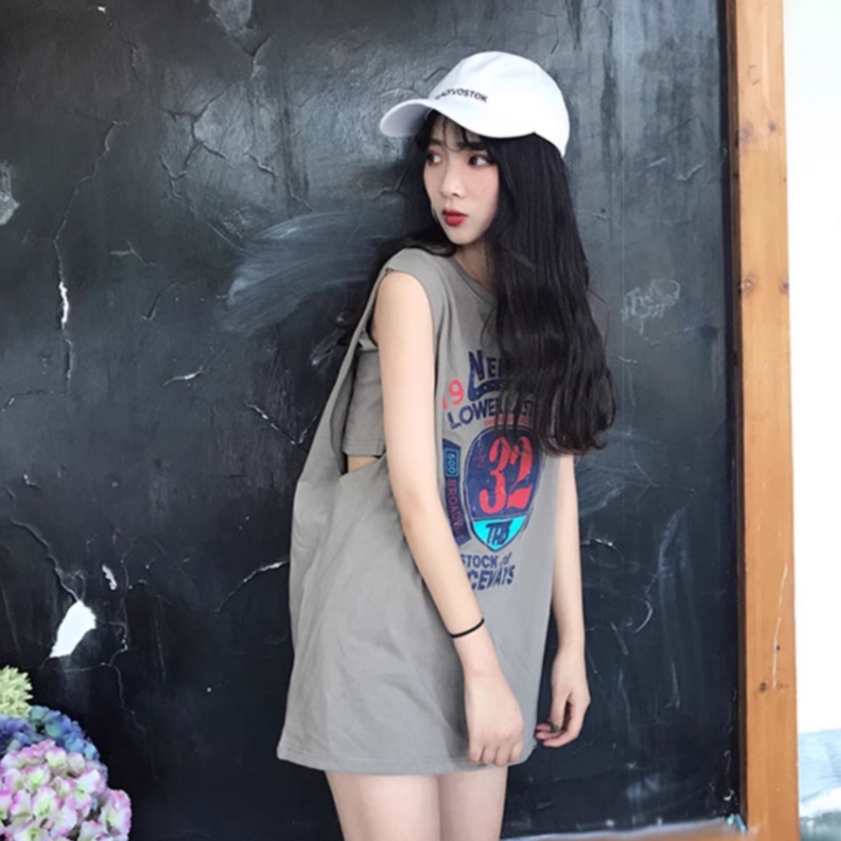 T-Shirts/ナンバーPtノースリーブTシャツ ST/No.27904