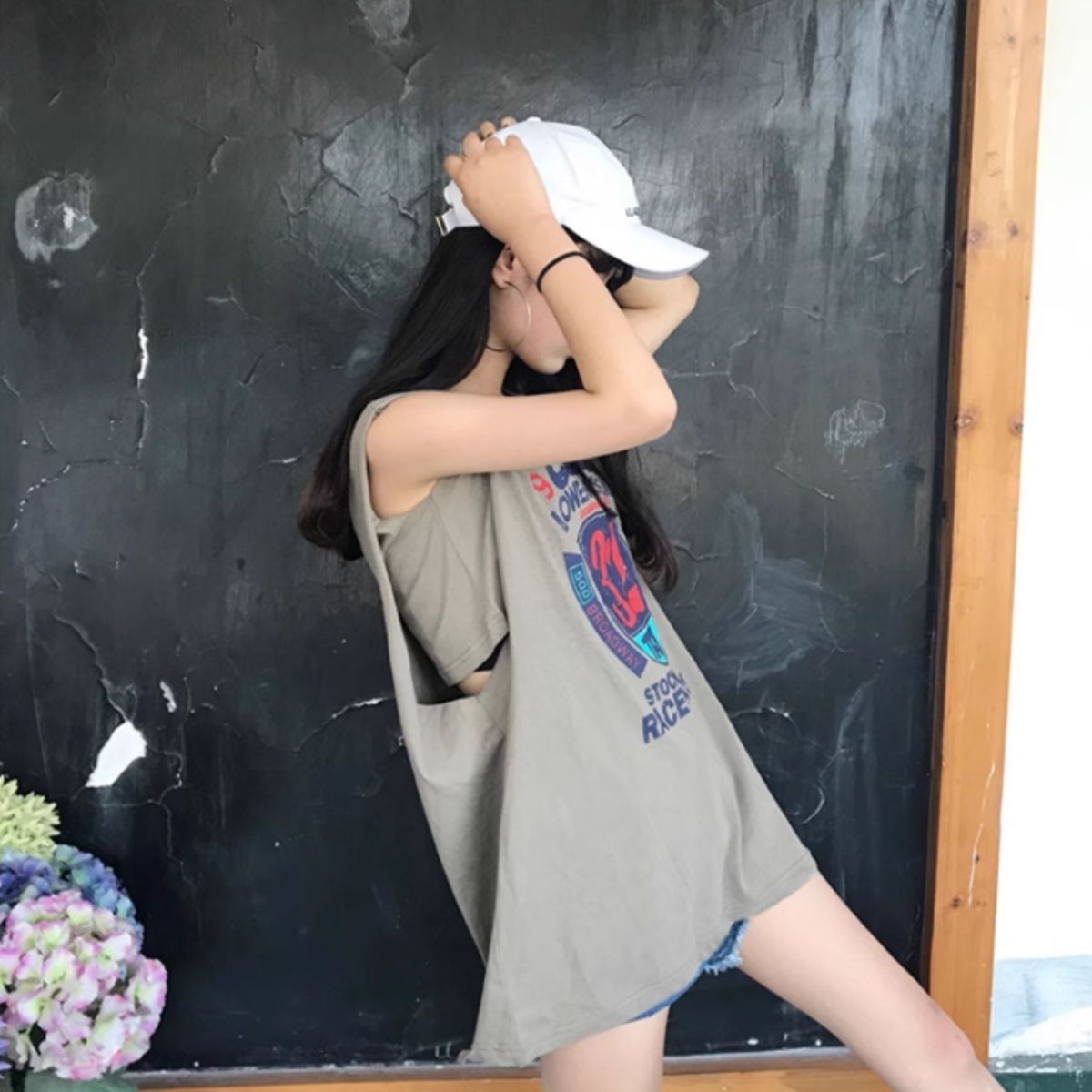 T-Shirts/ナンバーPtノースリーブTシャツ ST/No.27904