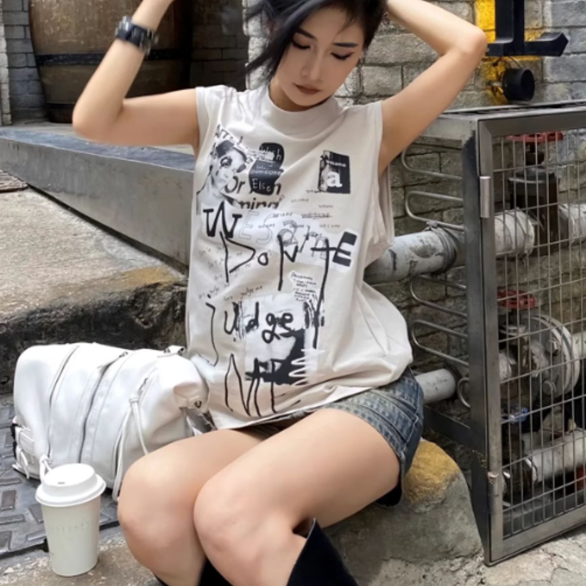 Tops/ストリートモックネックタンク ST/No.27914
