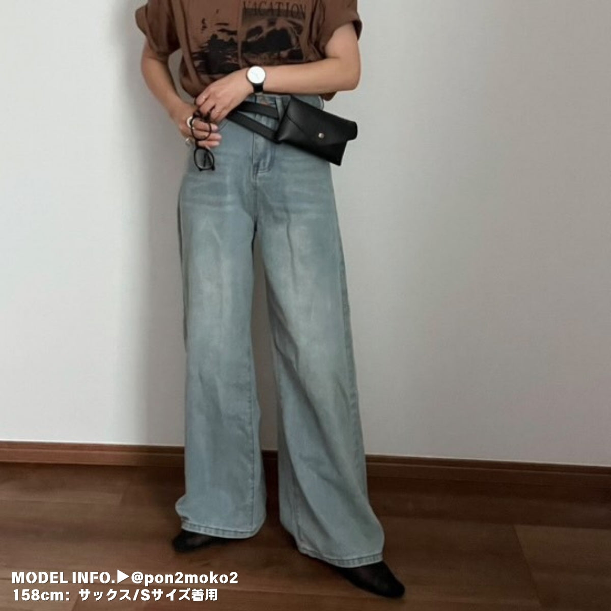 Pants/ワイドフレアデニムロングパンツ ST/No.27939