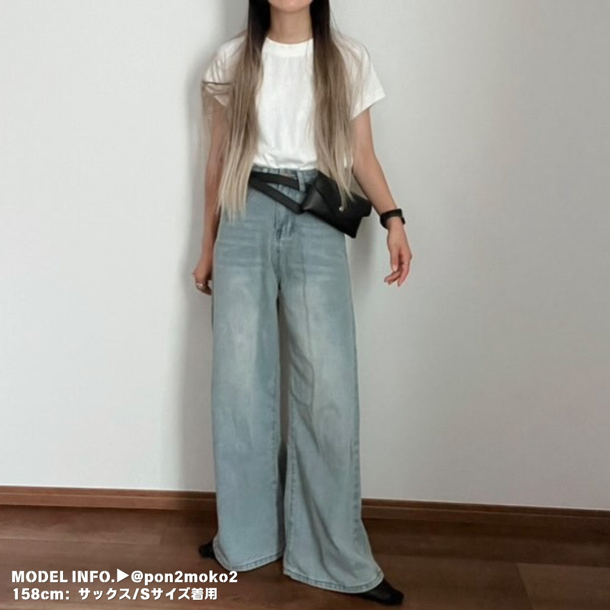 Pants/ワイドフレアデニムロングパンツ ST/No.27939
