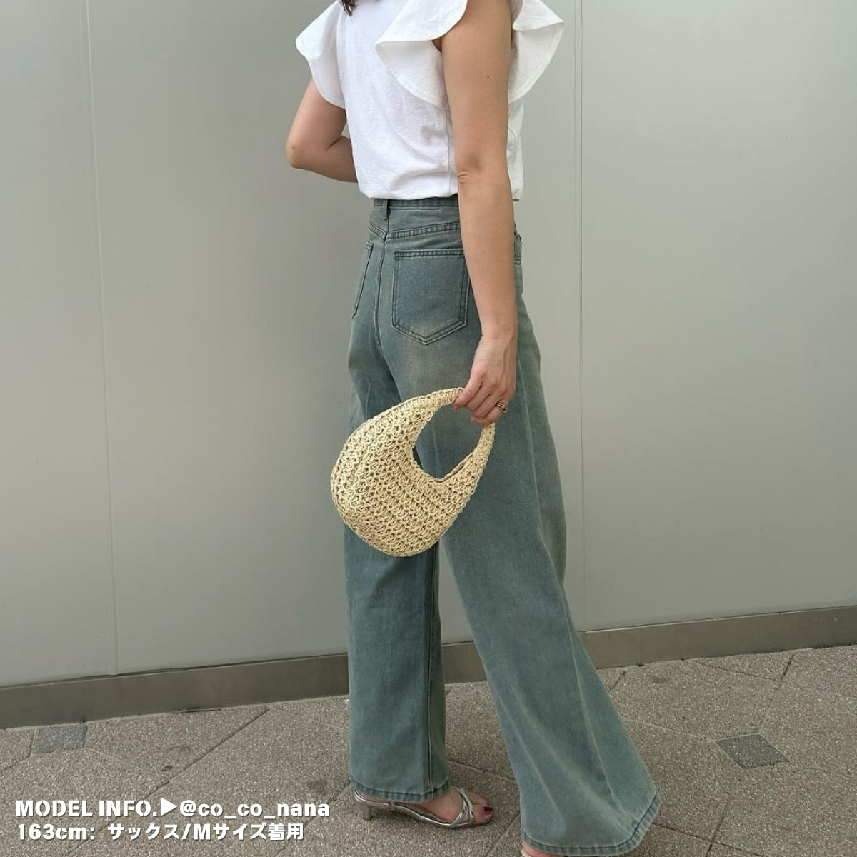 Pants/ワイドフレアデニムロングパンツ ST/No.27939