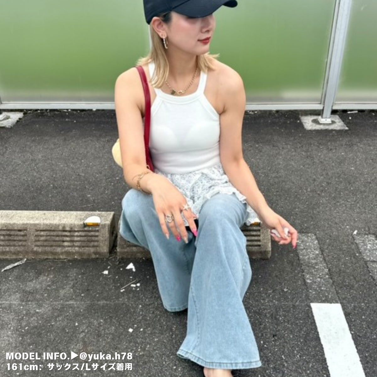 Pants/ワイドフレアデニムロングパンツ ST/No.27939