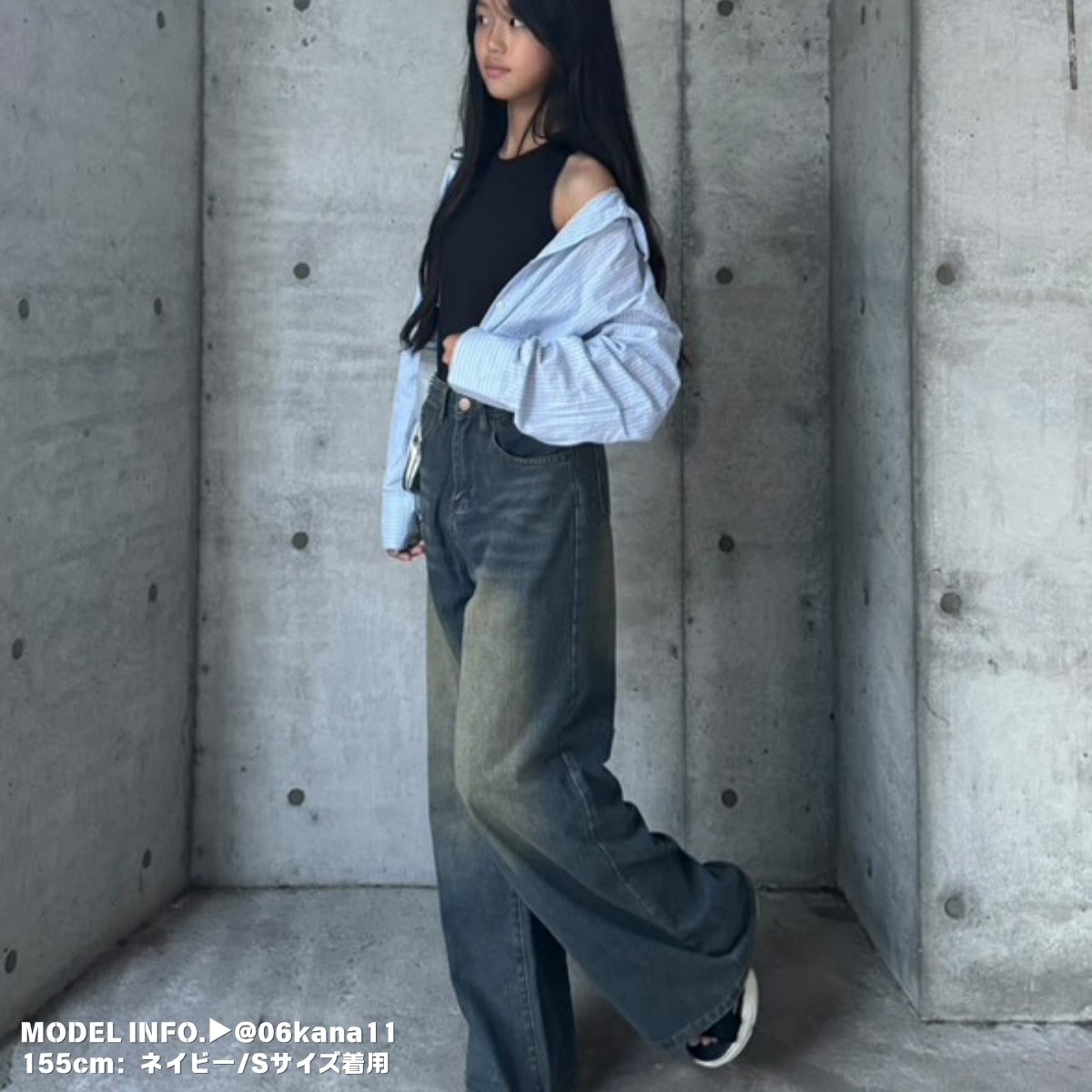 Pants/ワイドフレアデニムロングパンツ ST/No.27939