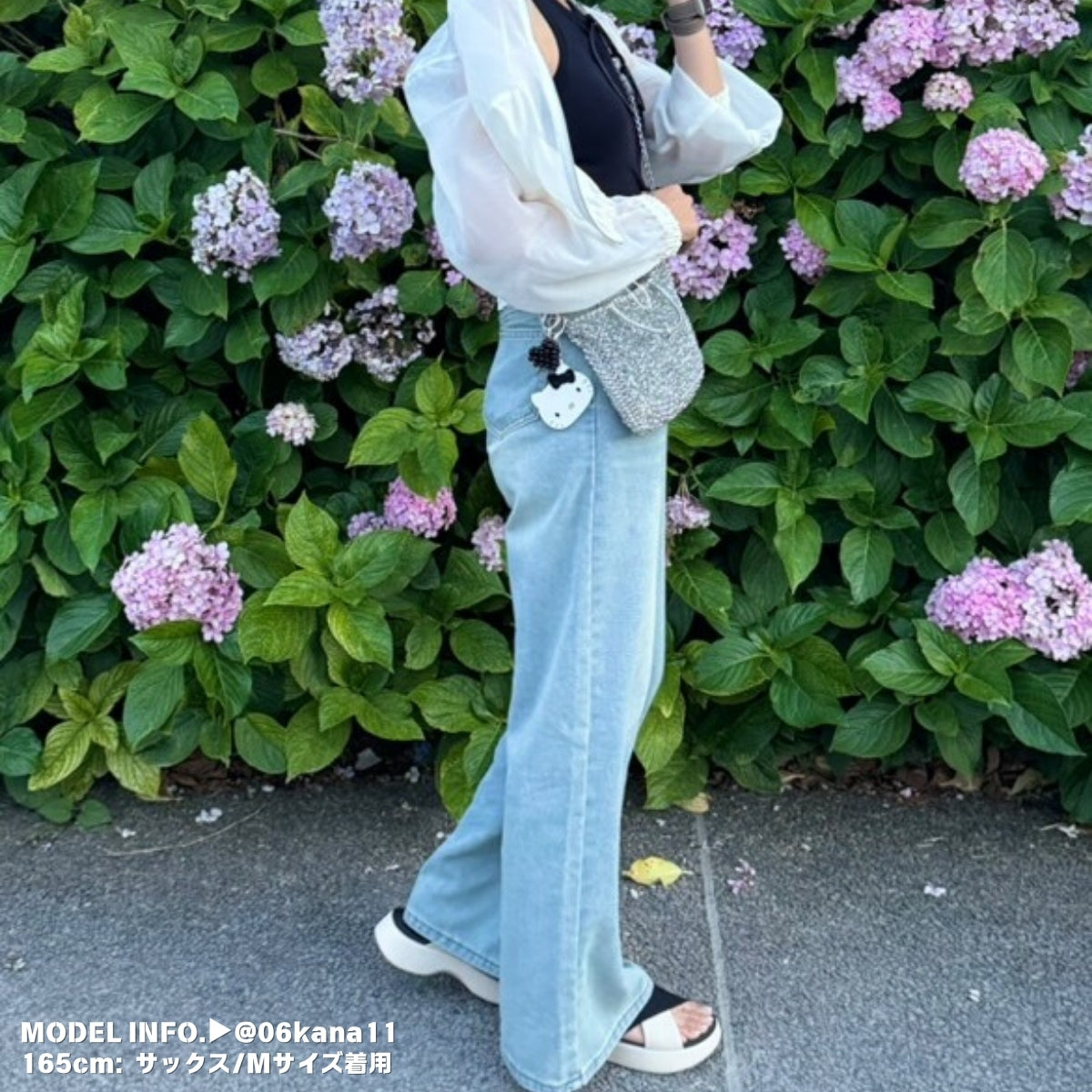 Pants/ワイドフレアデニムロングパンツ ST/No.27939