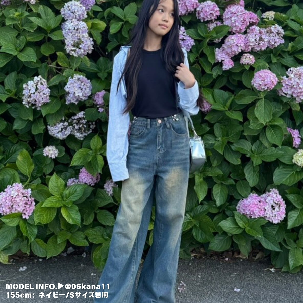 Pants/ワイドフレアデニムロングパンツ ST/No.27939