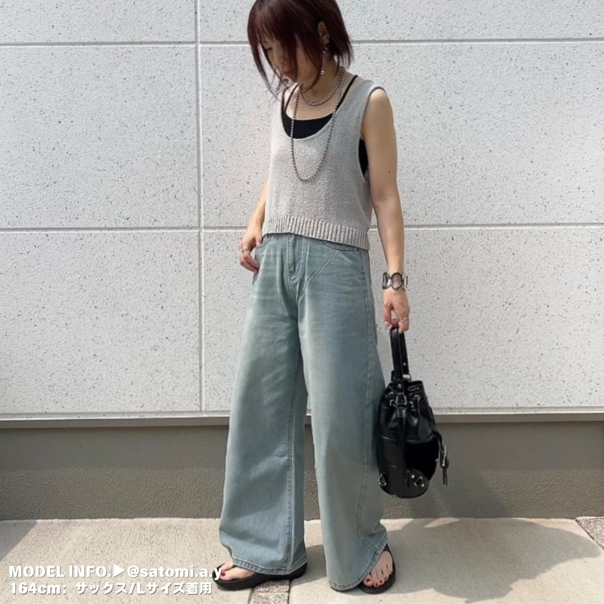 Pants/ワイドフレアデニムロングパンツ ST/No.27939