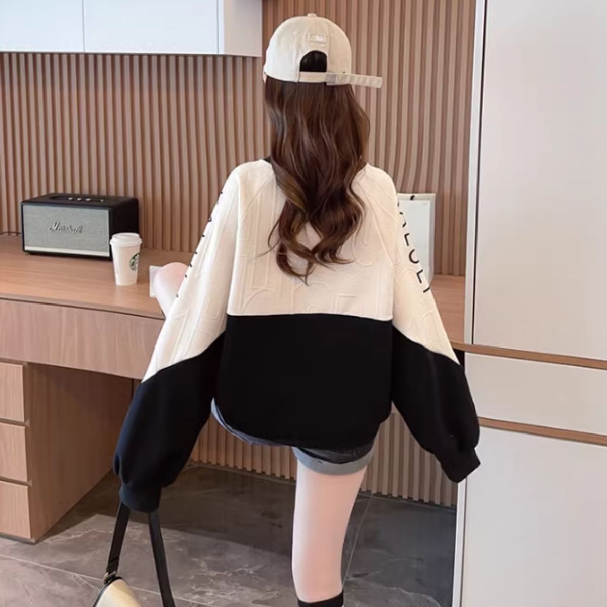 Tops/バイカラーロゴライントレーナー ST/No.27960