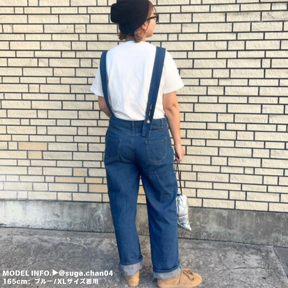 Overalls/アシメショルダーデニムサロペット ST/No.27999