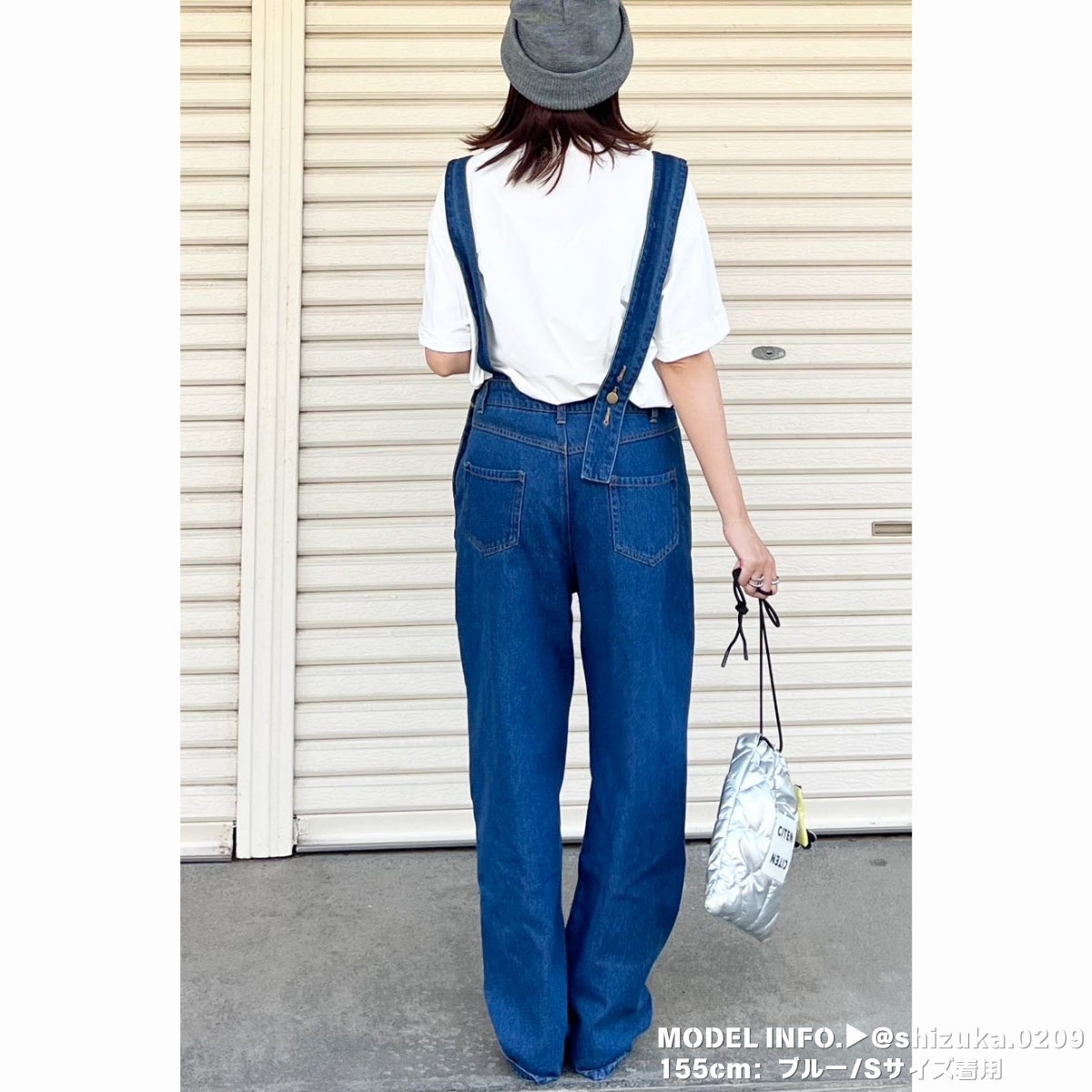Overalls/アシメショルダーデニムサロペット ST/No.27999