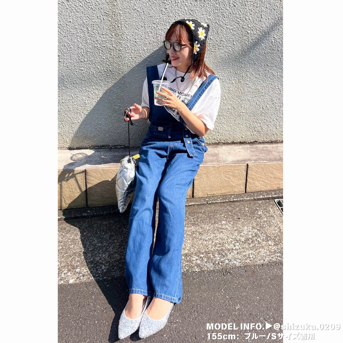 Overalls/アシメショルダーデニムサロペット ST/No.27999