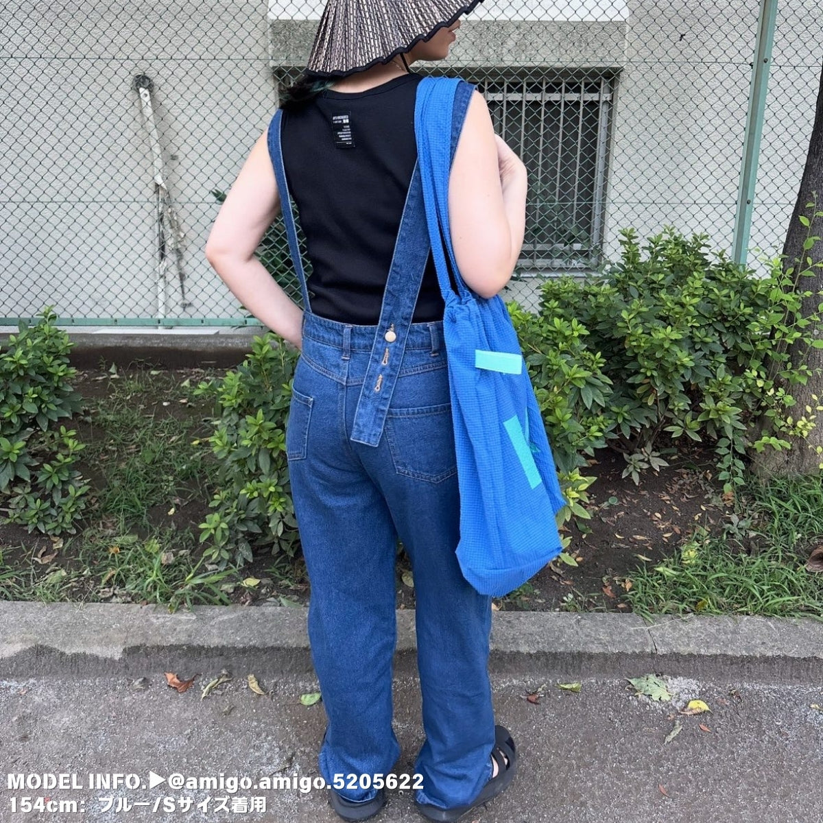 Overalls/アシメショルダーデニムサロペット ST/No.27999