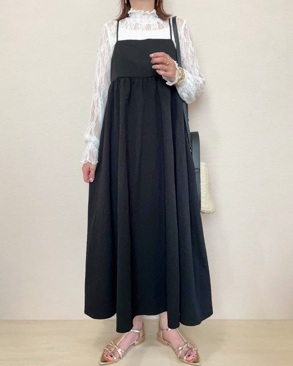 Blouse/ハイネックシアー小花長袖トップス ST/No.27828