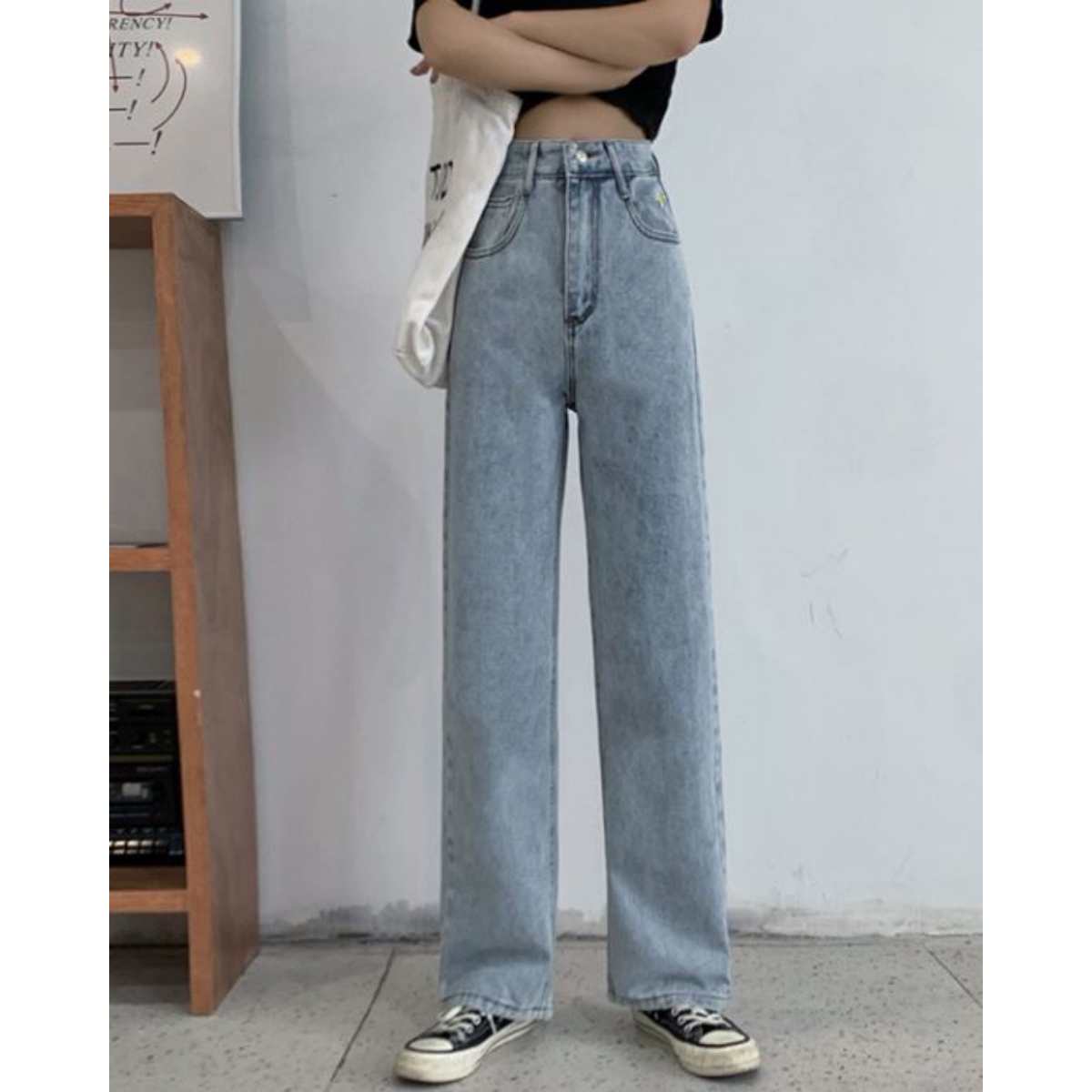 Pants/ セミワイドデニムロングパンツ ST/No.27296