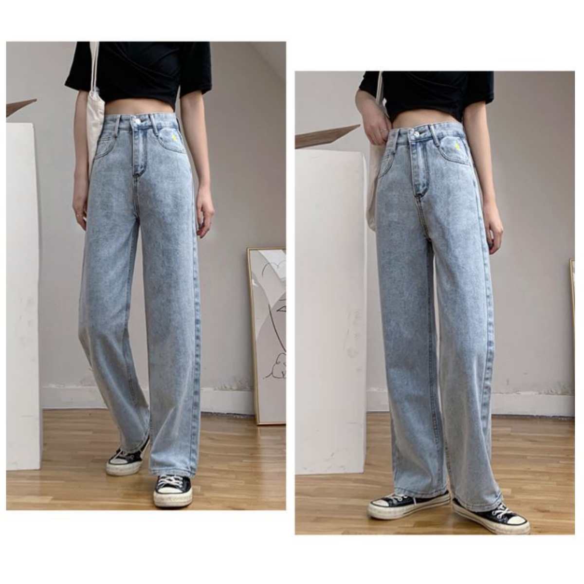 Pants/ セミワイドデニムロングパンツ ST/No.27296