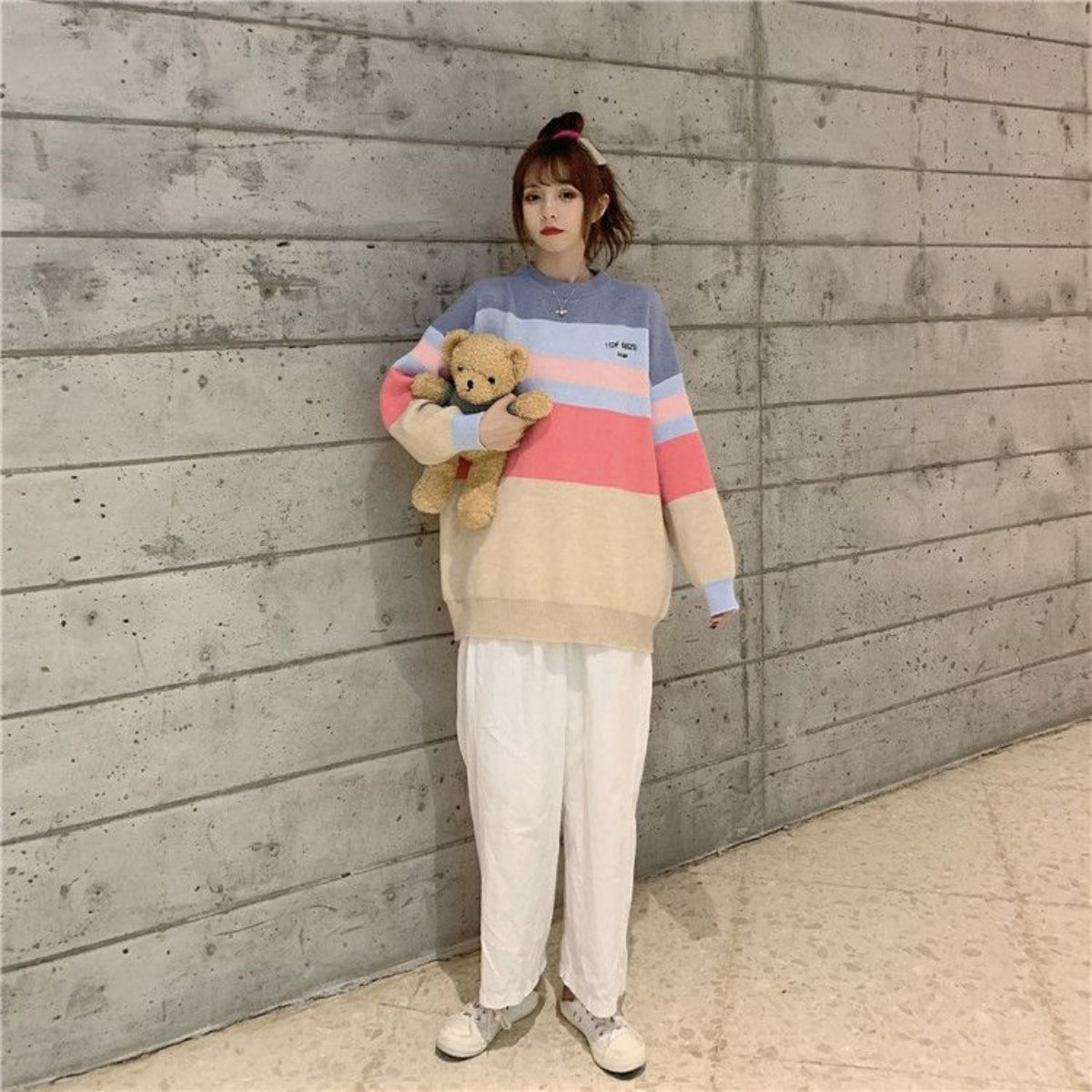 Knit / くまちゃんニットプルオーバー ST/No.27234