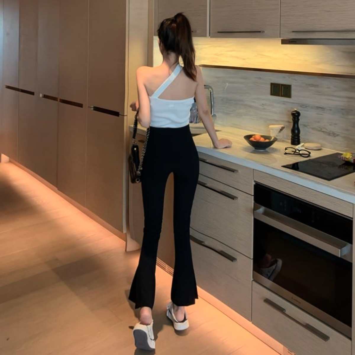 Pants/ センターシームフレアパンツ ST/No.27300