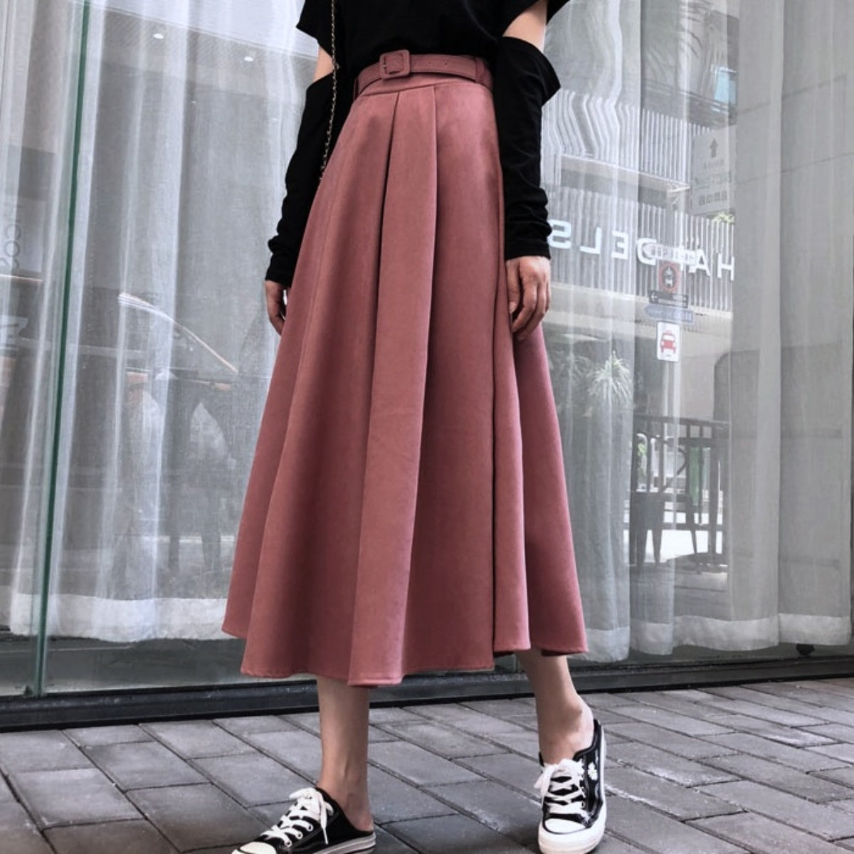 Skirt / ミモレ丈フレアスカート ST/No.27224