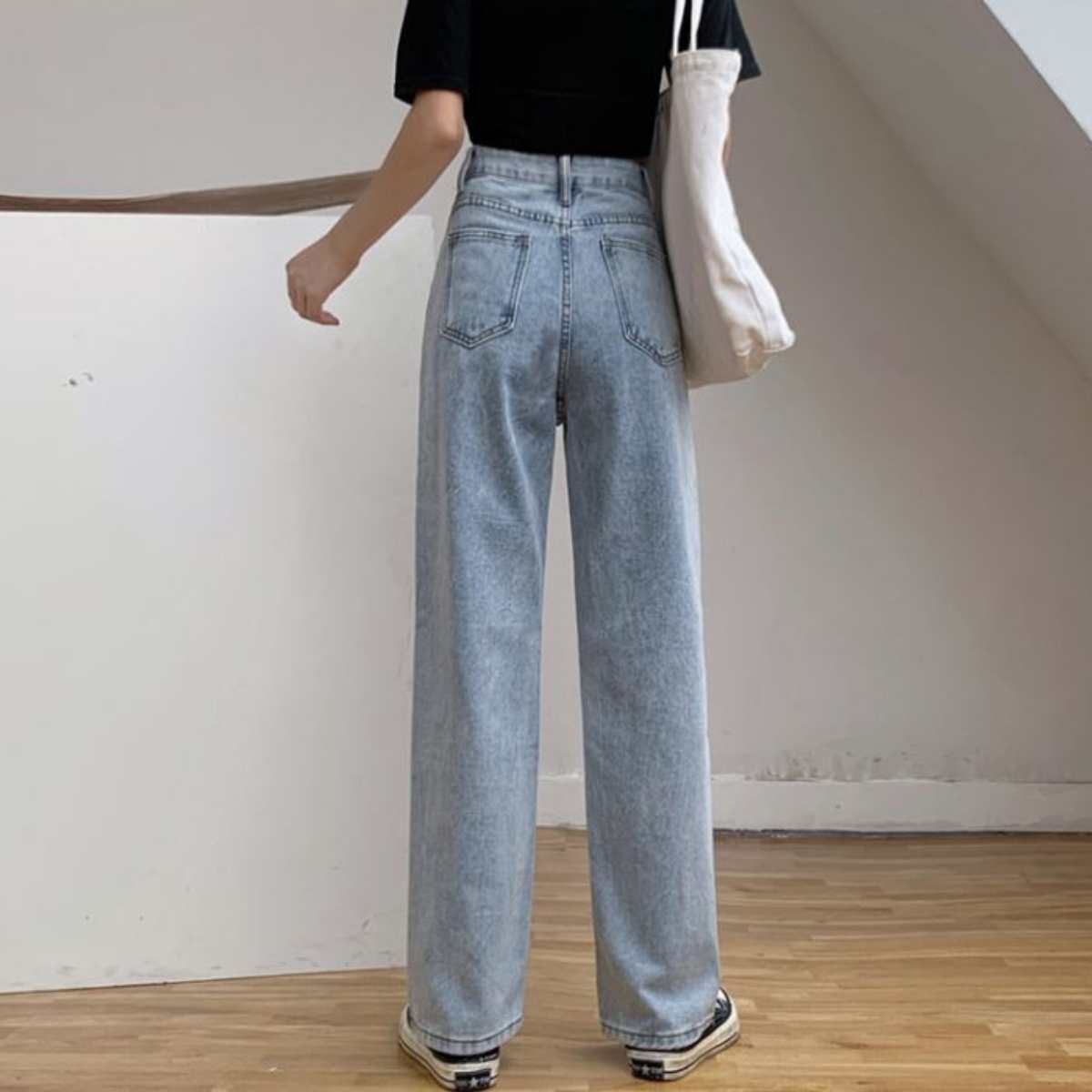 Pants/ セミワイドデニムロングパンツ ST/No.27296
