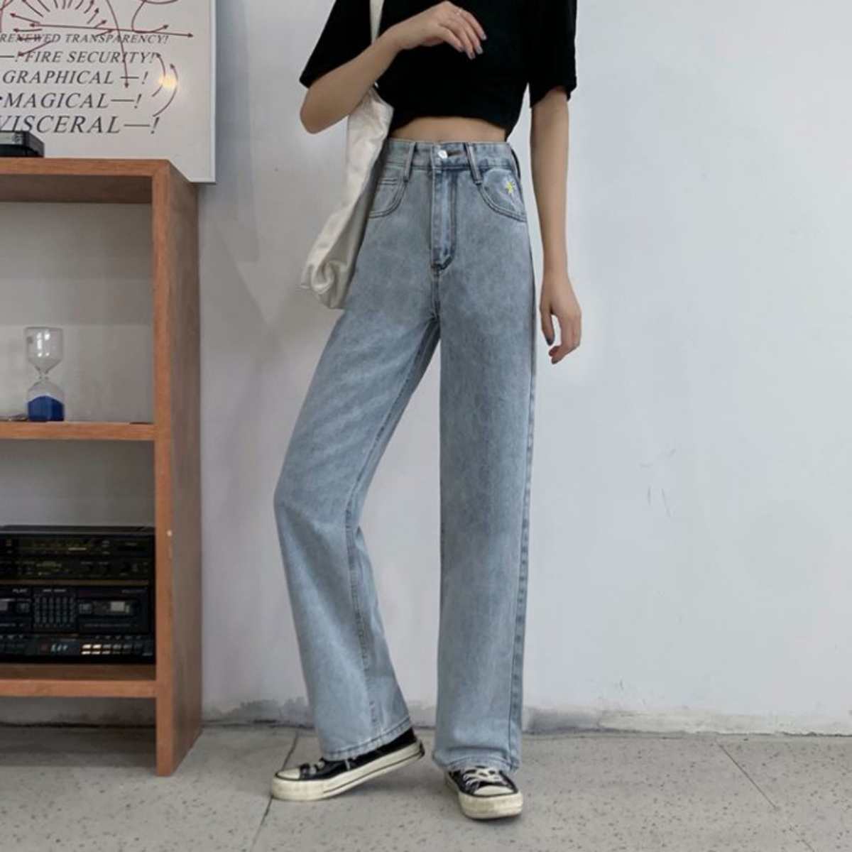 Pants/ セミワイドデニムロングパンツ ST/No.27296