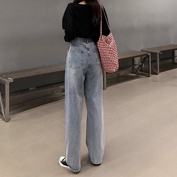 Pants/ ハイウェストワイド デニムパンツ ST/No.27090