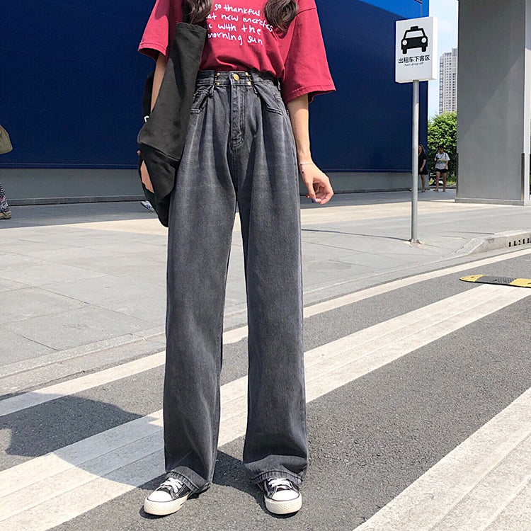 Pants/ ハイウェストワイド デニムパンツ ST/No.27090