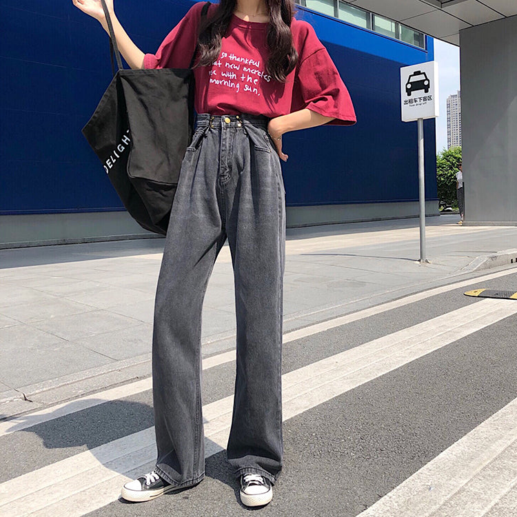 Pants/ ハイウェストワイド デニムパンツ ST/No.27090