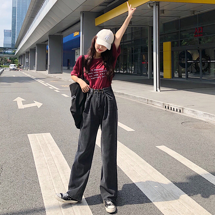 Pants/ ハイウェストワイド デニムパンツ ST/No.27090