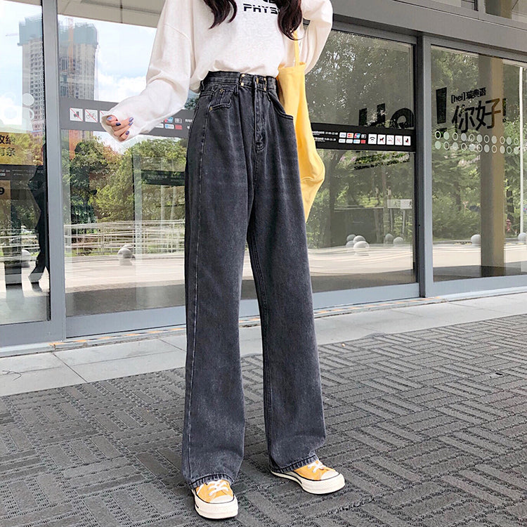 Pants/ ハイウェストワイド デニムパンツ ST/No.27090