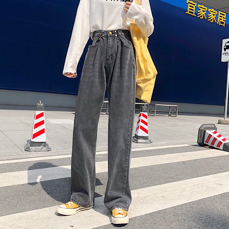 Pants/ ハイウェストワイド デニムパンツ ST/No.27090