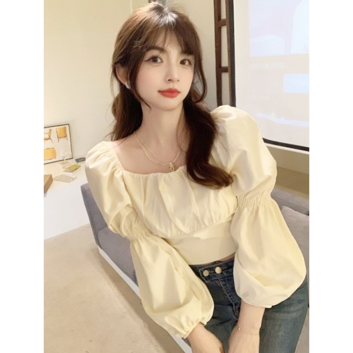 Blouse/バルーンスリーブトップス ST/No.27754