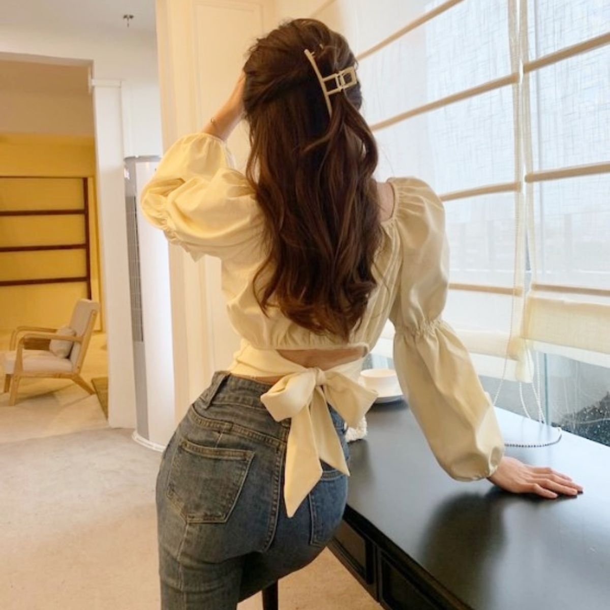 Blouse/バルーンスリーブトップス ST/No.27754