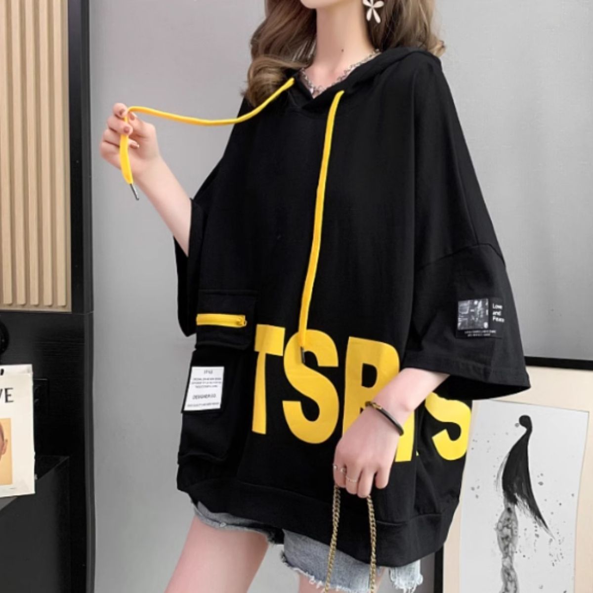 Parka/ロゴビッグシルエットフーディ ST/No.27870