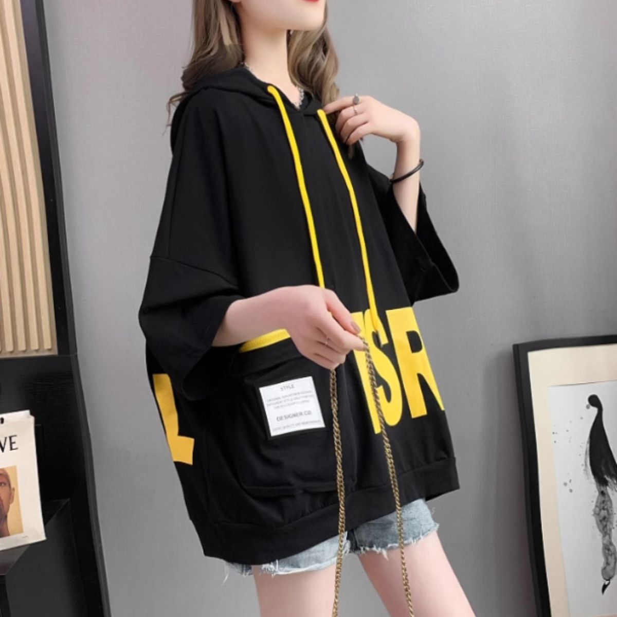 Parka/ロゴビッグシルエットフーディ ST/No.27870
