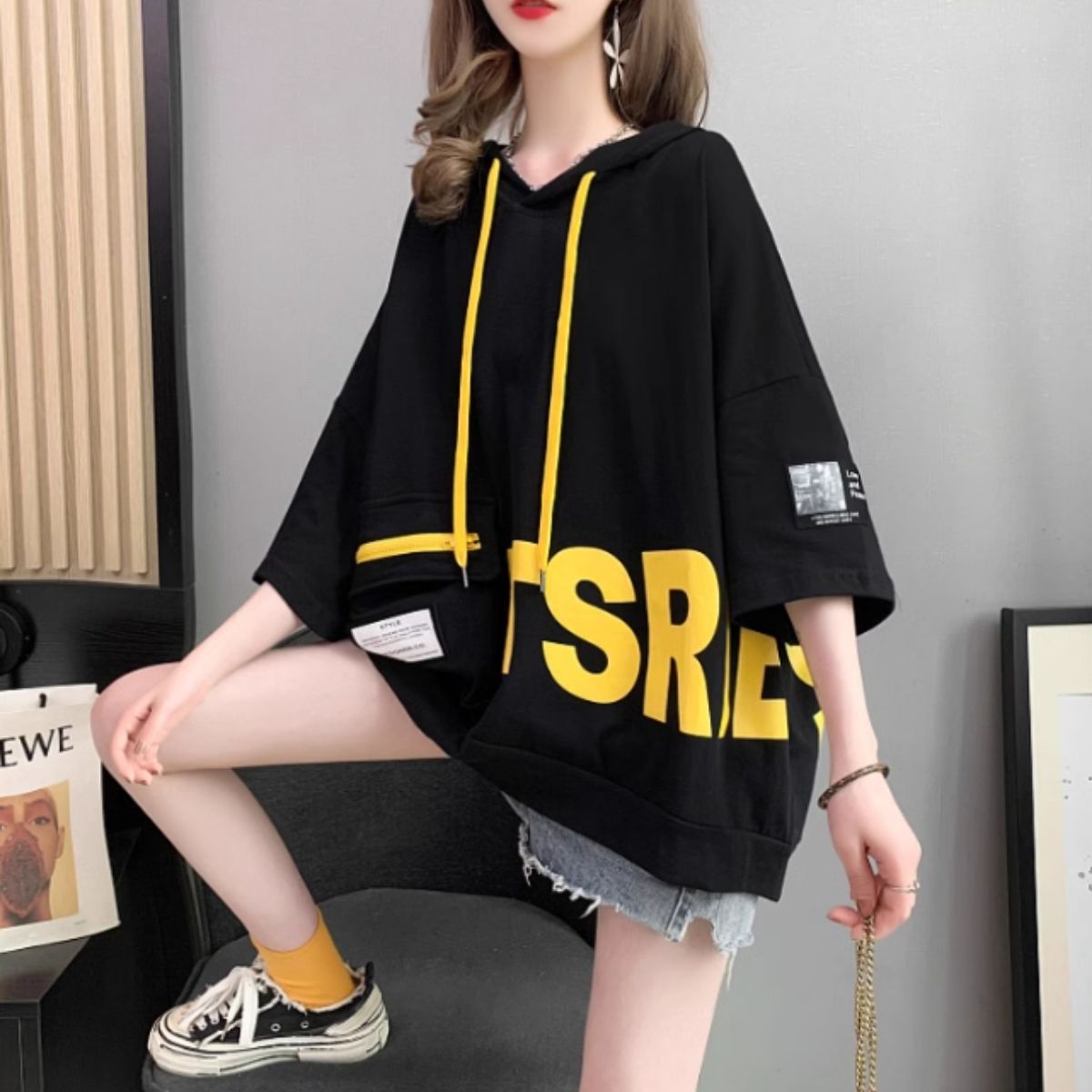 Parka/ロゴビッグシルエットフーディ ST/No.27870
