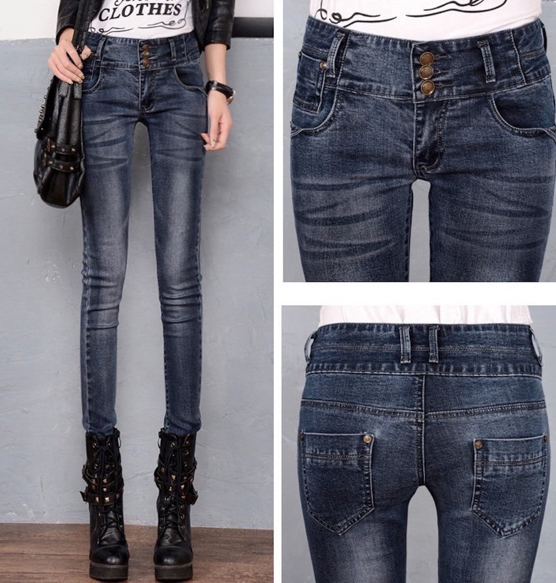 Pants/ハイウエストスキニージーンズ ST/No.28009
