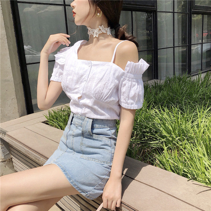 Blouse/ワンショルブラウス ST/No.27170