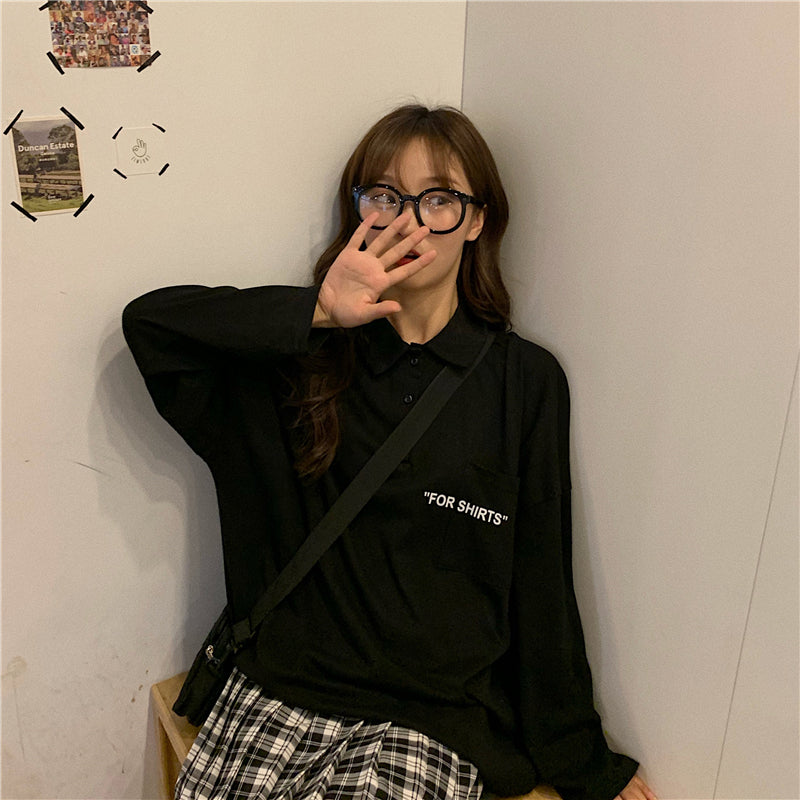 T-shirts/ポロ襟長袖Tシャツ ST/No.27073