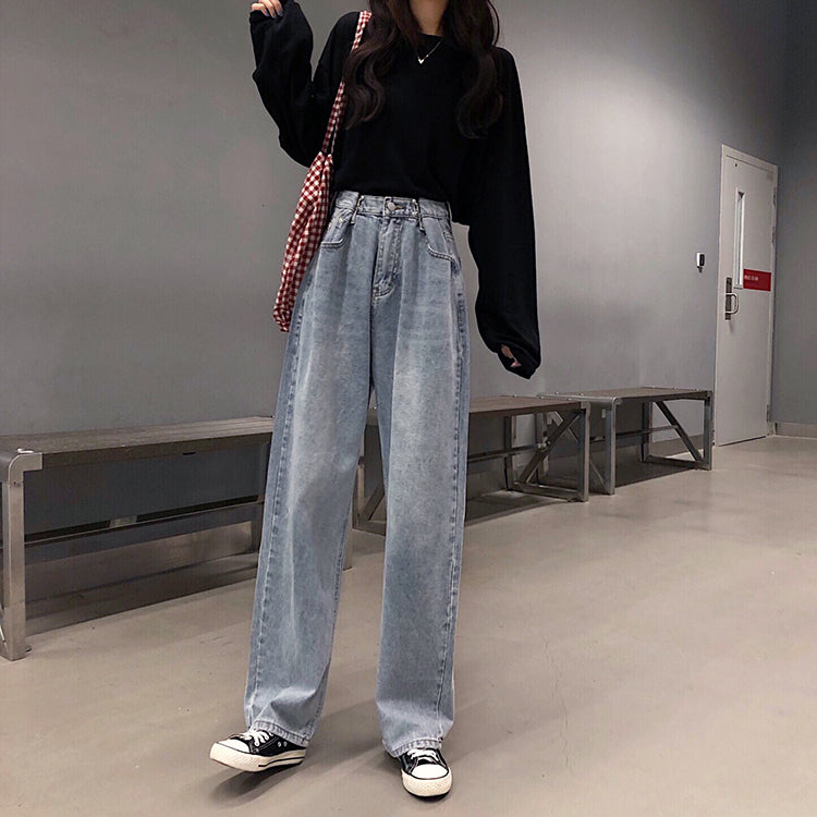 Pants/ ハイウェストワイド デニムパンツ ST/No.27090