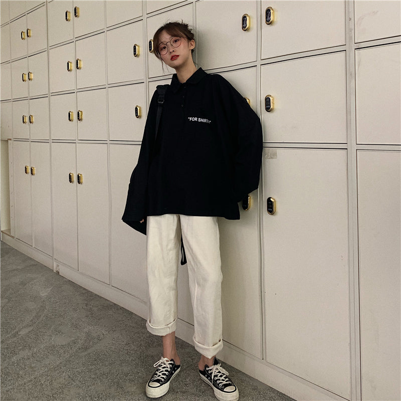 T-shirts/ポロ襟長袖Tシャツ ST/No.27073