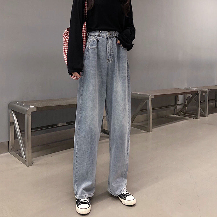 Pants/ ハイウェストワイド デニムパンツ ST/No.27090