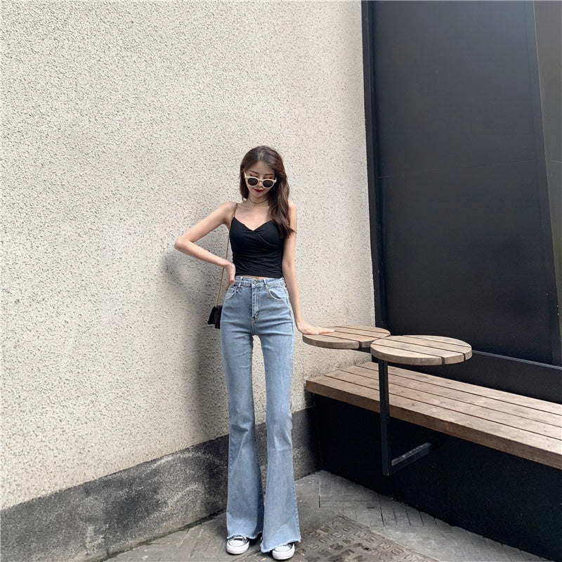 Pants/ストレッチフレアデニムパンツ ST/No.27086