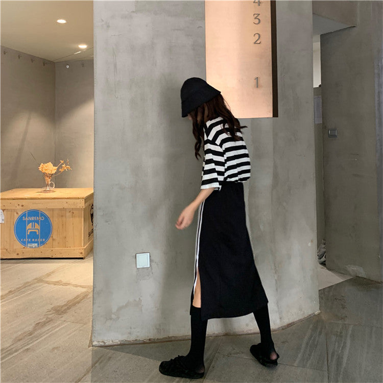 Skirt/ラインスリットスカート ST/No.27019